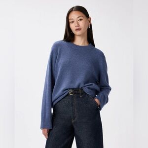 Quince Cashmere Oversized Crewneck